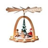 Glaesser Santa and Snowman Tea Light Pyramid