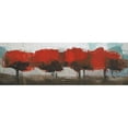 thumbnail image 3 of Shire, Martin 24x11 Black Modern Framed Museum Art Print Titled - Fall Row, 3 of 5