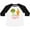 Baseball White and Black, variant on Inktastic Vegan Go Veggies Vegetarian Boys or Girls Toddler T-Shirt