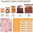 thumbnail image 3 of Pig Blanket Lightweight Soft Flannel Fleece Throw Blankets for Couch Bed Sofa Practical Gifts X-Small (40"X30"), 3 of 6