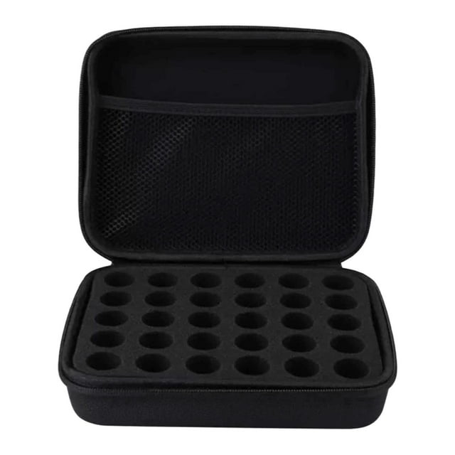 Estuche organizador de aceites esenciales, bolsa vacía con capacidad para 30 botellas, bolsa de transporte de EVA para , maquillaje, tienda y