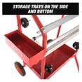 thumbnail image 3 of LAUCO Mobile 18" Multi-Roll Masking Paper Machine with Storage Trays, Masking Paper Machine, Automotive Masking Machine, Auto Body Masking Machine, Machine Shop Supply (1678), 3 of 6