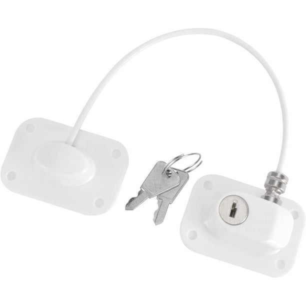 NinebeCJ Children Window Security Wire Latch with Keys, Window Door Lock Cable Restrictor, Anti