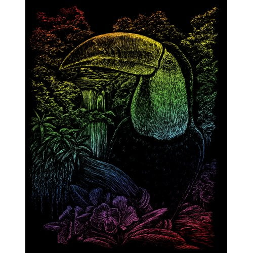 Royal /& Langnickel Rainbowfoil Scraper Rain18 Toucan