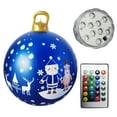 thumbnail image 1 of PENGXIANG 60cm Inflatable Christmas Ball PVC Glow Christmas Inflatable Ball (Style S), 1 of 8