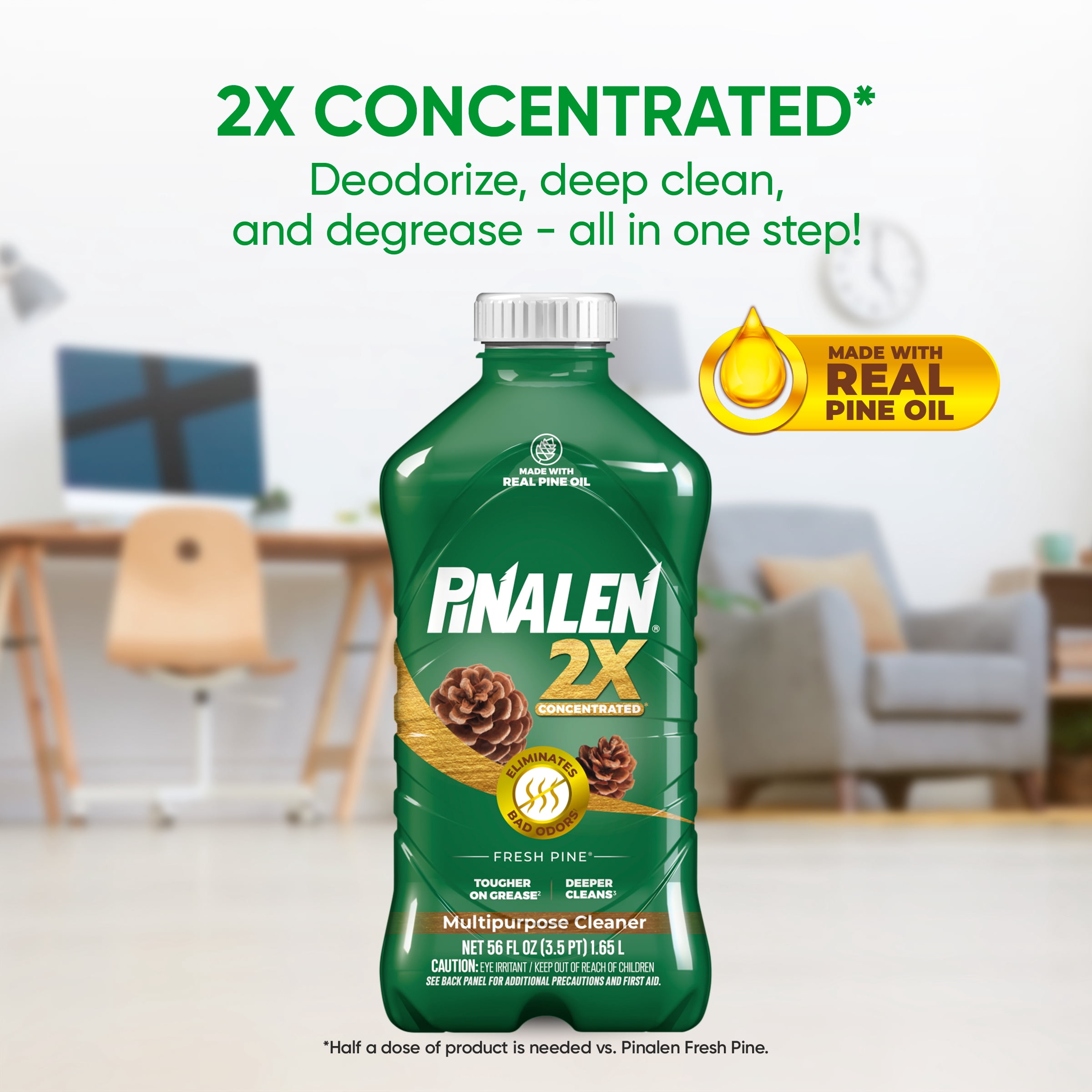 Pinalen 2X Multipurpose Cleaner - Fresh Pine Scent (56 fl oz)