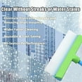 thumbnail image 5 of AquaSwipe Window Squeegee, AquaSwipe Recyclable Silicone Window Squeegee Kit, Rotatable Rubber Squeegee and Microfiber Scrubber, Squeegee Cleaner for Shower Glass Mirror Window Door, 5 of 7