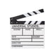 thumbnail image 1 of Injueey Director Film Clapboard Escena de acción Clapper Board Película de Clap Slate Theatre Party Decoration Movie Clapper Board Accesorios para fotos blanco L, 1 of 6