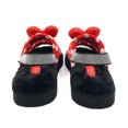 thumbnail image 4 of Minnie Mouse Polka Dots and Bows Women's Fuzzy Slippers-Size 8, 4 of 5