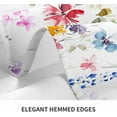 thumbnail image 6 of Colorful Flowers Decorative Rectangle Tablecloth Wild Grass Leaves Spring Summer Polyester Table Cloths Kitchen Table Cover for Dining BBQ Picnic Coffee Table 60 x 84 Inch 6-8 Seats, 6 of 6