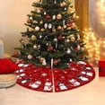 thumbnail image 2 of Classic Christmas Tree Skirt and Collar Set for Winter Party Celebration Decorative, 2 of 6