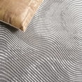 thumbnail image 6 of SAFAVIEH Revive Lanford Abstract Polyester Area Rug, Gray, 6'7" x 6'7" Round, 6 of 7