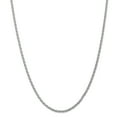 thumbnail image 1 of 14K White Gold 3mm Parisian Wheat Chain 18 Inch, 1 of 5