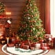 thumbnail image 2 of Falda de Árbol de Navidad Vestido de Árbol de Navidad Vestido de Árbol de Navidad de Terciopelo de 24 Pulgadas Vestido de Árbol de Navidad Retro Decoración de Fiesta de Navidad Vestido de Árbol de Nav, 2 of 6