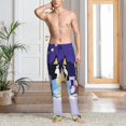 thumbnail image 2 of Silaia Bluey Print Mens Pajama Pants,Sleep & Lounge Pants, Men's Pajama Bottoms,PJ Bottoms with Pockets and Drawstring/Elastic Waist-Medium, 2 of 6