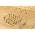 thumbnail image 2 of Kingston Brass CC2168 8-3/8 Inch Clawfoot Tub Hanging Soap and Sponge Holder in Brushed Nickel, 2 of 5