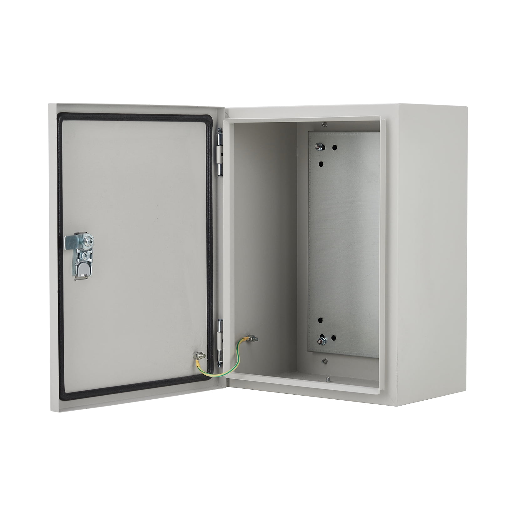 Accreate Stainless Steel Electrical Enclosure Box, NEMA 4X, IP67 Waterproof & Dustproof, Lockable Outdoor Junction Box with Mounting Plate & Keys for Indoor/Outdoor Use