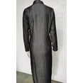 thumbnail image 5 of Womens Casual Button Down Denim Maxi Dress Lapel Long Sleeve Long Jean Dresses with Pockets, 5 of 8