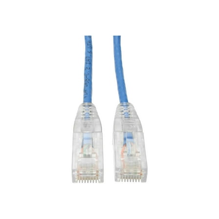 Tripp Lite 15ft Cat6 Snagless Unshielded (UTP) Slim Network Patch Cable - Blue
