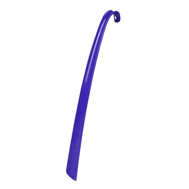 Chausse-Pied Long en Plastique avec Crochet Courbé Durable Portable Confortable à Utiliser