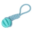 thumbnail image 3 of Pelota para Mascaras Mascotas, Cuerda de Algodón, Juguete para Masticar Perros, Cuerda de Goma Con dispensador de Golosinas de Limpieza, Campana Interactiva Resistente A, 3 of 7
