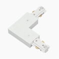 thumbnail image 1 of Jesco Lighting HLJWH L-Connector with Powerfeed, White, 1 of 1