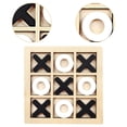 thumbnail image 6 of LeeQinersw Tic TAC Toe Board Game Strategy Board Games Coffee Table Game for Outdoor Indoor black and white, 6 of 9