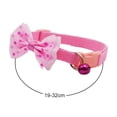 thumbnail image 4 of Goowood Dog Bow Tie Adjustable Collars Dog Wedding Outfit Handmade Polyester Soft Cute Fashionable Comfortable Dog Collar for Large Medium Small Dogs, 4 of 7