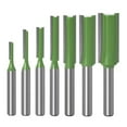 thumbnail image 1 of 7x YG8 Carbide Alloy Router Bit Set Precision Cutting for Woodworking Grooving Projects, 1 of 5