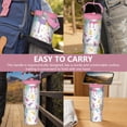 thumbnail image 7 of 30 Oz Tumbler Easter Bunny Cartoon Tumbler with Lid and Straw, Birthday Gift Cup for Friend Women Men Coffee Travel Mug Thanksgiving Day Halloween Christmas Gift Water Bottle, 7 of 7