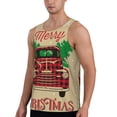 thumbnail image 2 of Haiem Christmas Vintage Red Truck Men Workout Tank Top Gym Bodybuilding Sleeveless Muscle T Shirts Athletic Tank Breathable Workout Shirt-Medium, 2 of 9