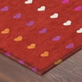 thumbnail image 3 of Addison Rugs Chantille Indoor/Outdoor Transitional Kids Red Machine Washable Rectangle Rug, 10' x 14', 3 of 8