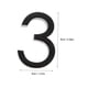 thumbnail image 4 of unbranded 20Ud Sticker 3D Adhesivo Negro Para Con Textura Metallic Resistente, 4 of 7
