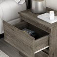 thumbnail image 3 of Bedside Table with 2 Drawers Side End Table Sofa Table for Living Room Bedroom Brown, 3 of 8