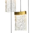thumbnail image 2 of Lava Integrated LED Brass Chandelier, 2 of 3
