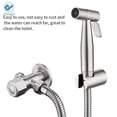 thumbnail image 6 of Deago Bidet Sprayer Set, Stainless Steel 150cm Handheld Bidet Attachment with Ergonomic Design, 6 of 12