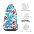 thumbnail image 4 of Honeii Hawaiian Style Print Car Seat Cover,Car Interior Covers,Universal Fit Seat Protector, Compatible with Most Cars, SUVs, Trucks, and Vans, 4 of 5