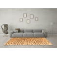 thumbnail image 3 of Ahgly Company Indoor Rectangle Solid Orange Modern Area Rugs, 7' x 10', 3 of 4