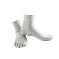 thumbnail image 1 of tredstone 1Pair Five Toe Socks Cotton Sock Crew Solid Athletic Socks High Grey 1Set, 1 of 5