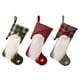 thumbnail image 4 of Matsuzay calcetín de Navidad para colgar en la ventana de la chimenea, bolsa de regalo de Navidad para sala de estar, dormitorio, Kits de decoración para fiestas Verde, 4 of 6
