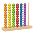 thumbnail image 1 of HILABEE Children Educational Wooden Stacking Beads Color Matching Toy Counting Block Set M, 1 of 8