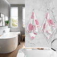 thumbnail image 6 of Dreamtimes Romantic Heart Printing Hand Towels, 2 PCS Pack 16 x 28 Inches Extra Absorbent Pure Cotton Towels, Super Soft Hand Towel for Bathroom, Hotel, Kitchen, Gym, 6 of 7