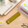 thumbnail image 4 of Ovzne Solid Color Leather Pen Case Pen Case Microfiber Soft Leather Pen Case Student Stationery Storage On Clearance, 4 of 5