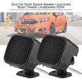 thumbnail image 2 of ZOUSSIQI Haut-Parleur Audio Tweeter de Voiture, 2 Pcs 500W Petit Haut-Parleur Carré Audio Fort Musique Tweeter CA919-8249, 2 of 9