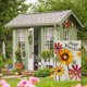 thumbnail image 4 of Bandera de jardín con flores de verano de 30,5 x 45,7 cm, doble cara, diseño de girasol y margaritas, ideal para exteriores, decoración de temporada para primavera, granja, vacaciones al aire libre., 4 of 8