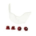 thumbnail image 2 of Lipstore Couvre Lunettes de Casque Américain Légères Résistantes aux Rayures Pratiques Rouges, 2 of 8