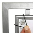 thumbnail image 3 of M&T Displays 42 x 24 Street Barrier Sidewalk Sign Q Control Systems Silver, 3 of 4