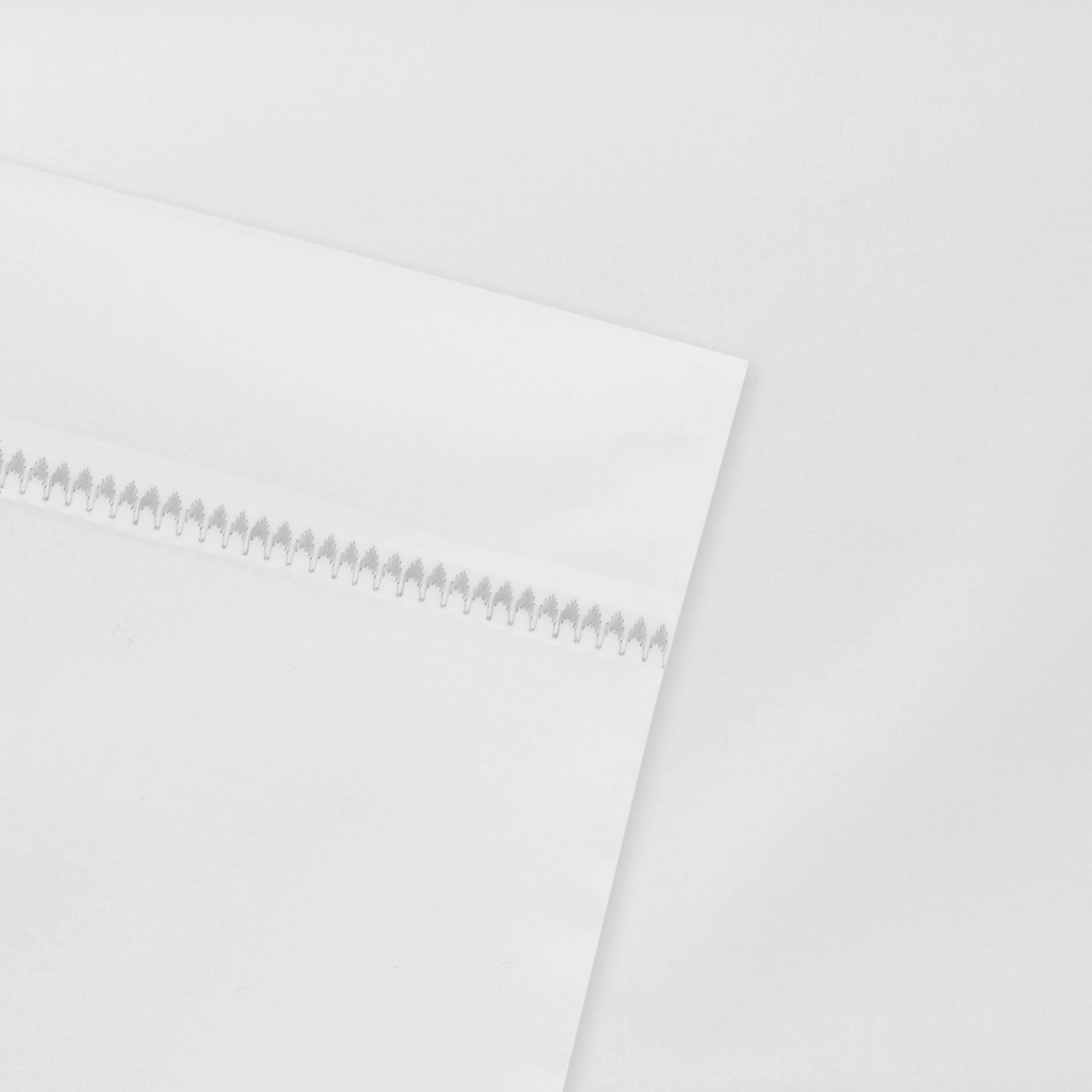USA Pima Solid White Cotton Sateen Sheet Set, Queen