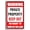 Warning Sign 5, variant on Danger Overhead Door Crush Hazard Sign – 8x12 Inch Reflective RustFree Aluminum,HighVisibility Safety Warning,For Workplace & Construction Sites