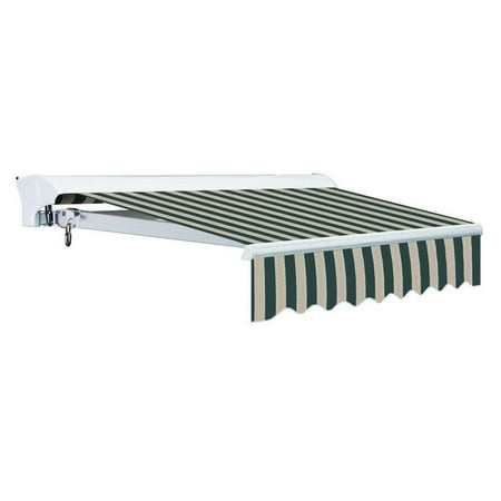 14FT L SERIES SEMI-CASSETTE MANUAL RETRACTABLE AWNING 10FT PROJ